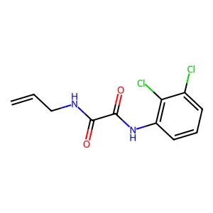 N'-(2,3-dichlorophenyl)-N-prop-2-enyloxamide structure