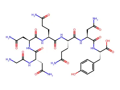 Amyloid-Forming peptide GNNQQNY structure