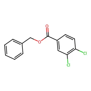 Phenylmethyl 3,4-dichlorobenzoate structure