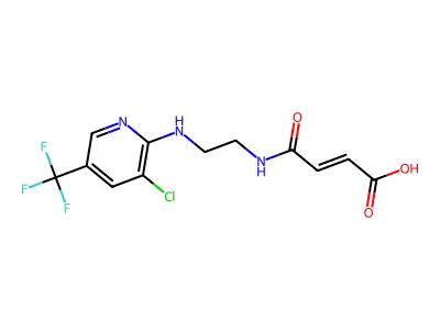 C12H11ClF3N3O3 structure