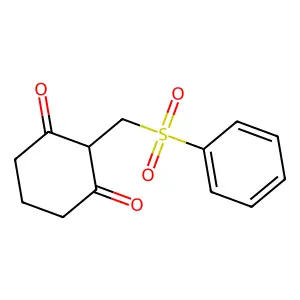 2-[(Phenylsulfonyl)methyl]-1,3-cyclohexanedione structure