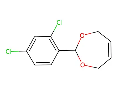 2-(2,4-Dichlorophenyl)-4,7-dihydro-1,3-dioxepine structure