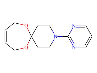 3-(2-Pyrimidinyl)-7,12-dioxa-3-azaspiro[5.6]dodec-9-ene structure