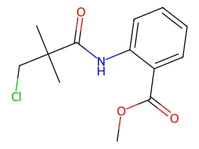 Methyl 2-(3-chloro-2,2-dimethylpropanamido)benzoate structure