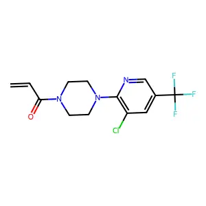 1-(4-(3-Chloro-5-(trifluoromethyl)-2-pyridinyl)piperazino)-2-propen-1-one structure