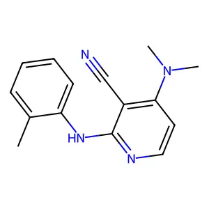 4-(Dimethylamino)-2-(2-toluidino)nicotinonitrile structure