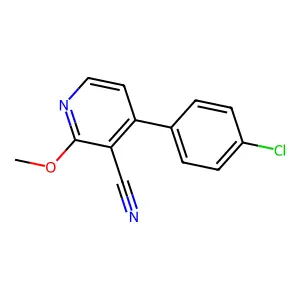 4-(4-Chlorophenyl)-2-methoxypyridine-3-carbonitrile structure