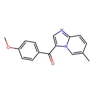 (4-Methoxyphenyl)(6-methylimidazo[1,2-a]pyridin-3-yl)methanone structure