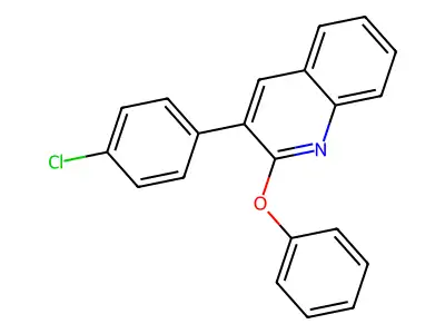 3-(4-Chlorophenyl)-2-phenoxyquinoline structure
