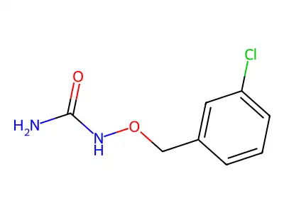 N-[(3-chlorobenzyl)oxy]urea structure