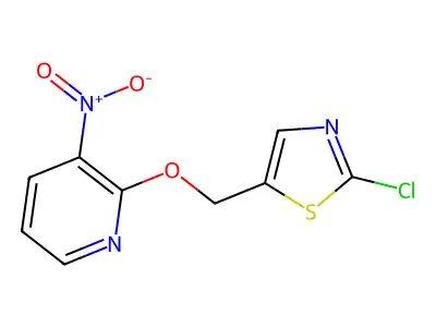 2-[(2-Chloro-1,3-thiazol-5-yl)methoxy]-3-nitropyridine structure