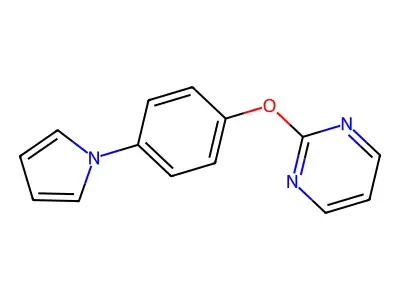2-[4-(1H-pyrrol-1-yl)phenoxy]pyrimidine structure