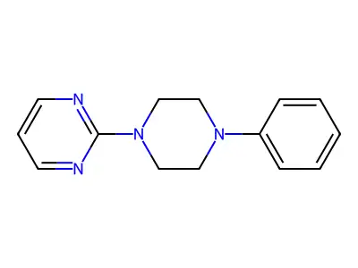 2-(4-Phenylpiperazin-1-yl)pyrimidine structure