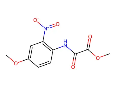 Methyl 2-(4-methoxy-2-nitroanilino)-2-oxoacetate structure