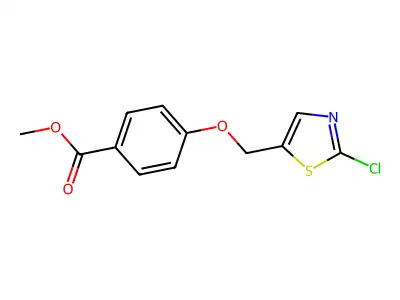 Methyl 4-[(2-chloro-1,3-thiazol-5-yl)methoxy]benzoate structure
