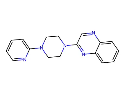 2-[4-(Pyridin-2-yl)piperazin-1-yl]quinoxaline structure