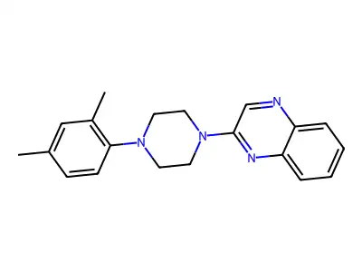 2-[4-(2,4-Dimethylphenyl)piperazin-1-yl]quinoxaline structure