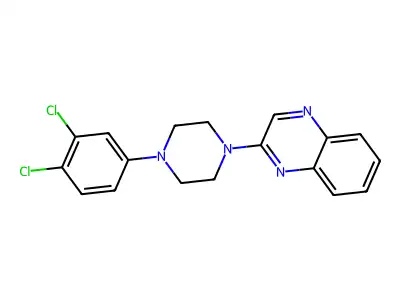 2-[4-(3,4-Dichlorophenyl)piperazin-1-yl]quinoxaline structure