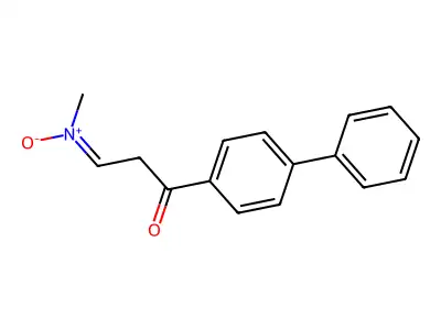 3-{[1,1'-Biphenyl]-4-YL}-N-methyl-3-oxopropanimine oxide structure