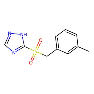 3-((3-Methylbenzyl)sulfonyl)-1H-1,2,4-triazole structure