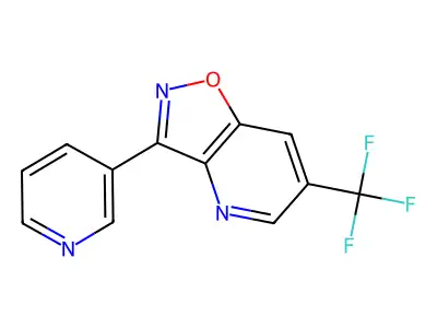 3-(3-Pyridinyl)-6-(trifluoromethyl)isoxazolo[4,5-b]pyridine structure