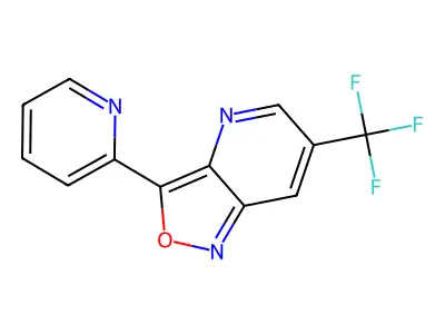 3-(2-Pyridinyl)-6-(trifluoromethyl)isoxazolo[4,3-b]pyridine structure