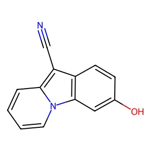 3-Hydroxypyrido[1,2-a]indole-10-carbonitrile structure