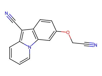 3-(Cyanomethoxy)pyrido[1,2-a]indole-10-carbonitrile structure