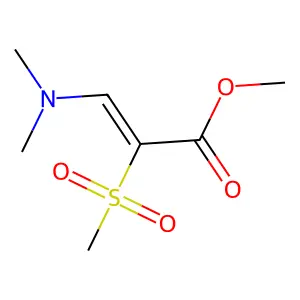 methyl (E)-3-(dimethylamino)-2-methylsulfonylprop-2-enoate structure