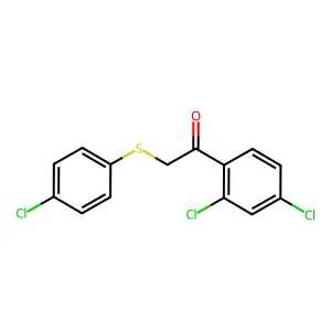 2-[(4-Chlorophenyl)sulfanyl]-1-(2,4-dichlorophenyl)-1-ethanone structure