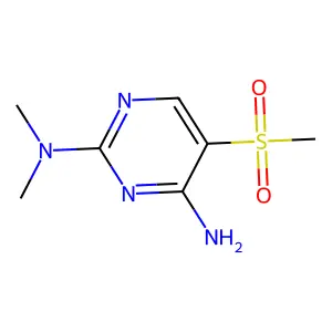 N~2~,N~2~-dimethyl-5-(methylsulfonyl)-2,4-pyrimidinediamine structure