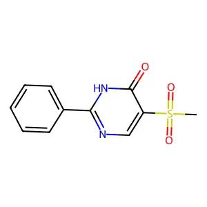 5-(Methylsulfonyl)-2-phenyl-4-pyrimidinol structure