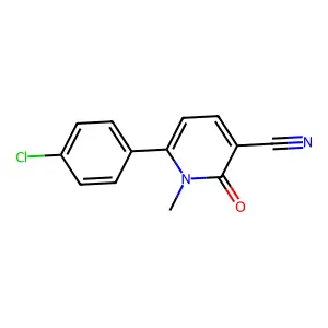 6-(4-Chlorophenyl)-1-methyl-2-oxo-1,2-dihydropyridine-3-carbonitrile structure