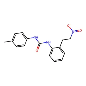 1-(4-Methylphenyl)-3-[2-(2-nitroethyl)phenyl]urea structure