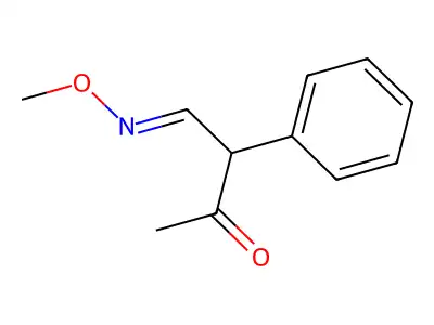 4-Methoxyimino-3-phenylbutan-2-one structure