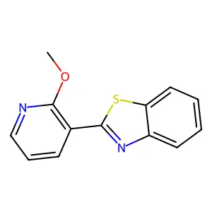 2-(2-Methoxypyridin-3-yl)-1,3-benzothiazole structure