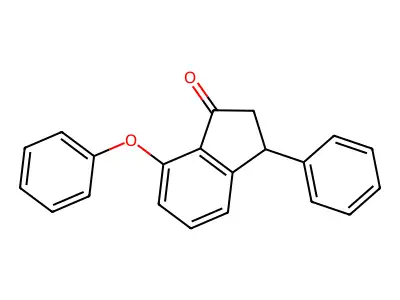 7-Phenoxy-3-phenyl-1-indanone structure