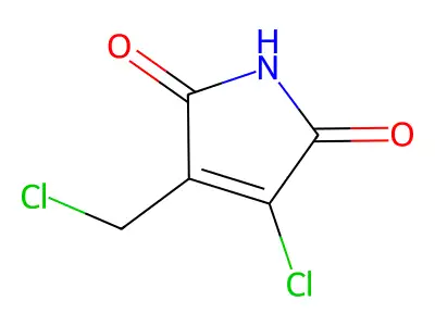 1H-Pyrrole-2,5-dione, 3-chloro-4-(chloromethyl)- structure