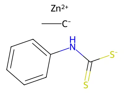 Zinc, (dithiocarbanilato)ethyl- structure