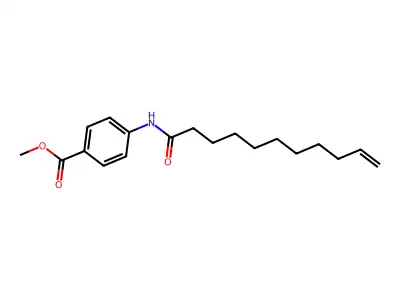 Methyl 4-(10-undecenoylamino)benzoate structure