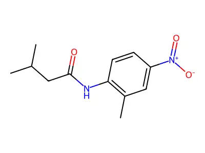 3-methyl-N-(2-methyl-4-nitrophenyl)butanamide structure