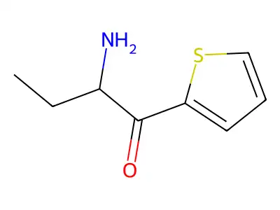 2-Amino-1-(thiophen-2-yl)butan-1-one structure