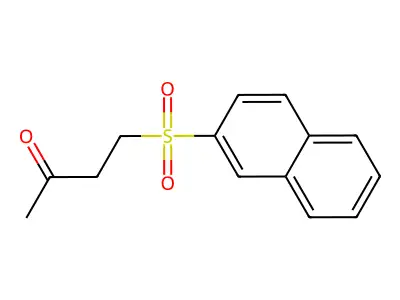 4-Naphthalen-2-ylsulfonylbutan-2-one structure