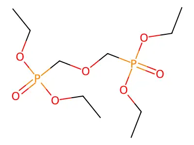 Tetraethyl (oxydimethanediyl)bis(phosphonate) structure