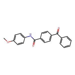 4-benzoyl-N-(4-methoxyphenyl)benzamide structure