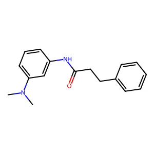N-[3-(dimethylamino)phenyl]-3-phenylpropanamide structure