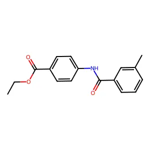 Ethyl 4-[(3-methylbenzoyl)amino]benzoate structure