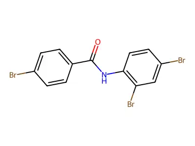 4-bromo-N-(2,4-dibromophenyl)benzamide structure