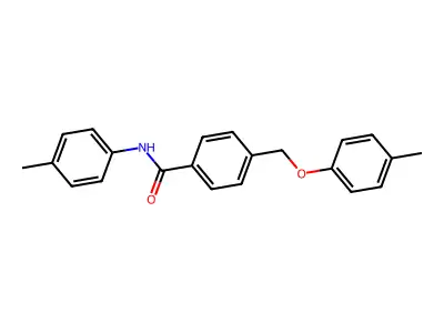 4-[(4-methylphenoxy)methyl]-N-(4-methylphenyl)benzamide structure