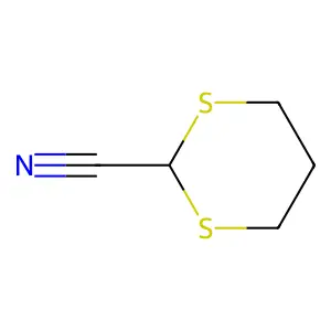 1,3-二噻烷-2-甲腈 structure